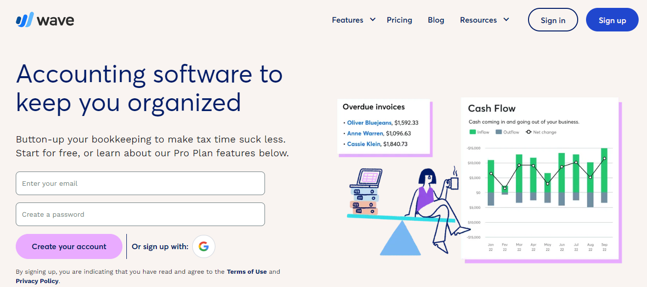 Wave Accounting - Best Free Cloud Accounting Software For Single User