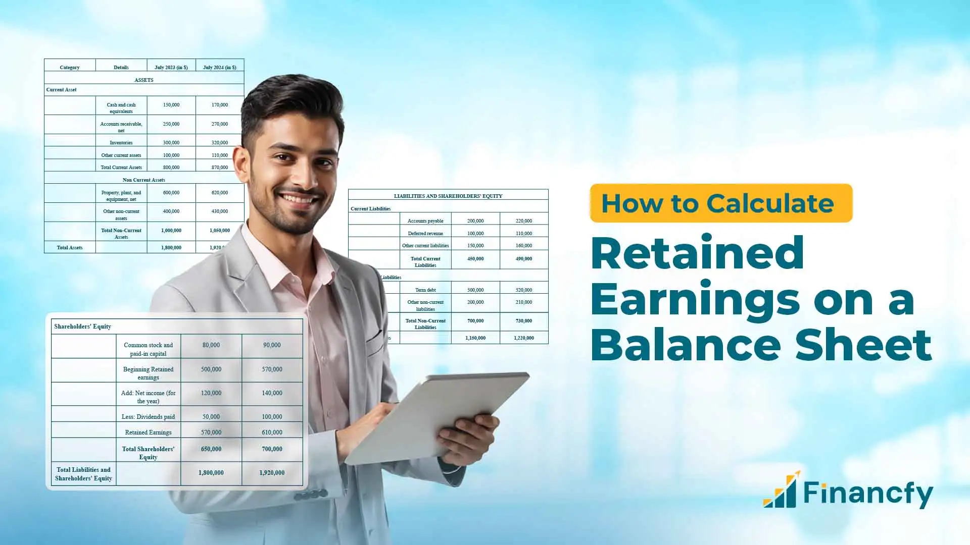 How to Calculate Retained Earnings on a Balance Sheet