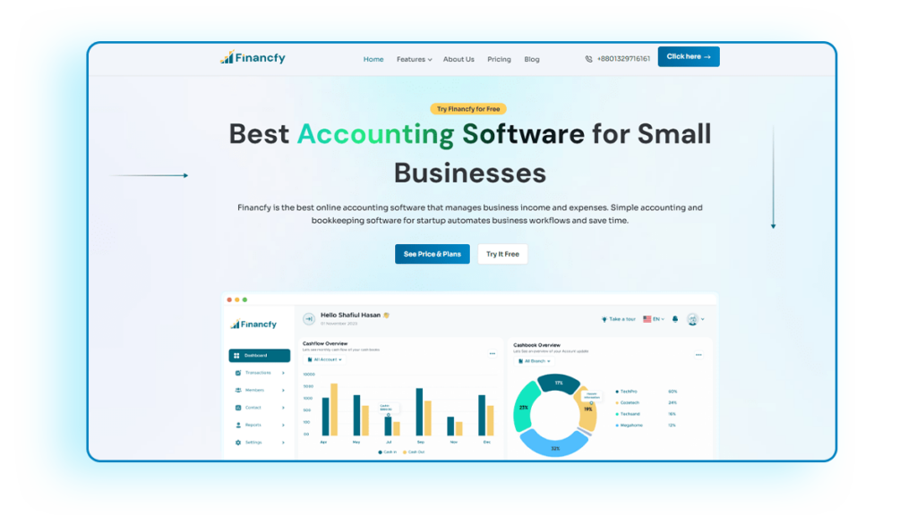 Financfy - Top Accounting Software for Multiple Businesses
